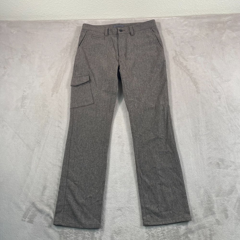 John‎ Varvatos Collection Cargo Trousers Pants Men 46 (US 34x30) Brown Wool NWOT
